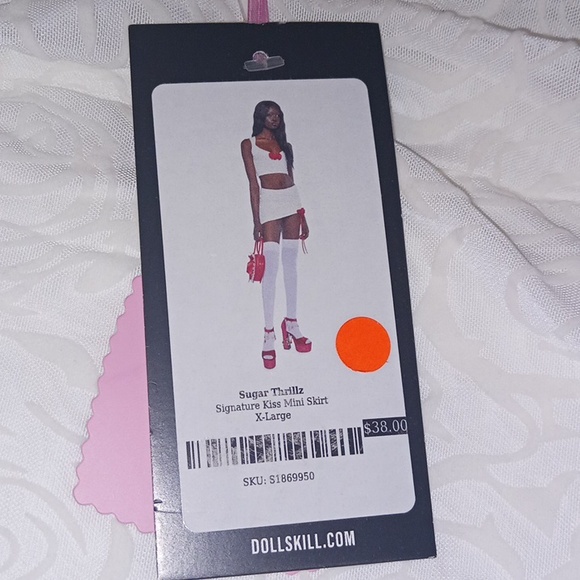 Sugar Thrillz White Ruffled Lace Skirt - Picture 2 of 8